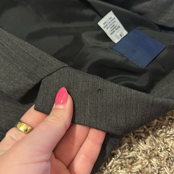 J Crew 100% Wool Grey Blazer Size 4 - Picture 9 of 9